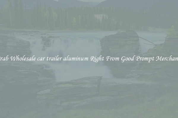 Grab Wholesale car trailer aluminum Right From Good Prompt Merchants